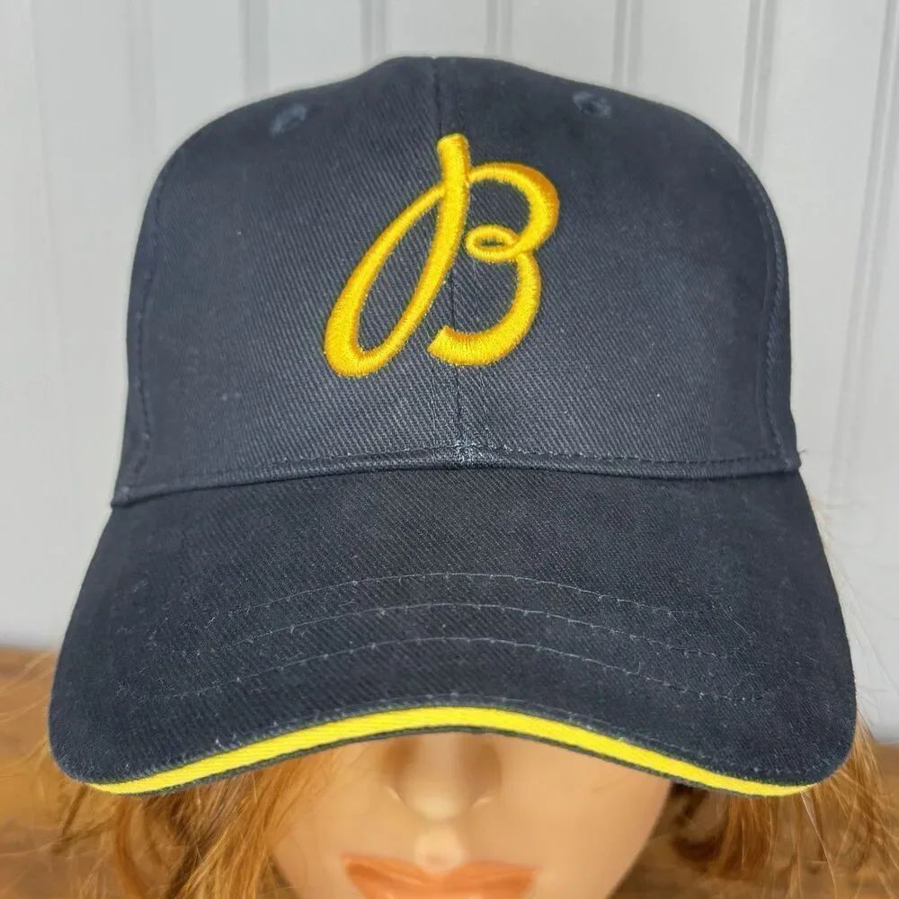 Breitling Swiss Watches Logo Baseball Hat Cap Adjustable Dark Charcoal Gray Orga
